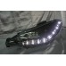 Peugeot 206 98- Black Projector Headlamp w LED
